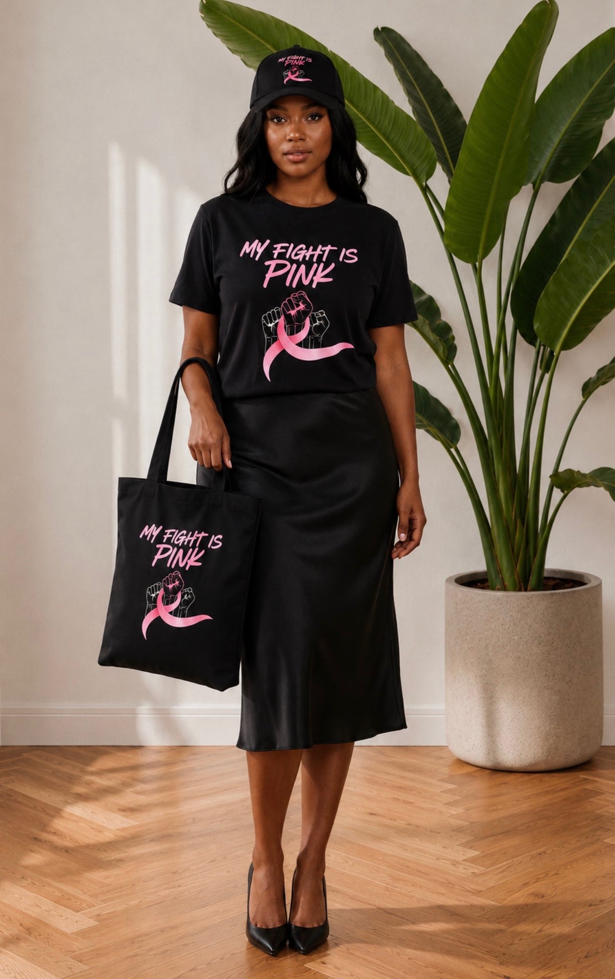 My Fight Is Pink Tote Bag
