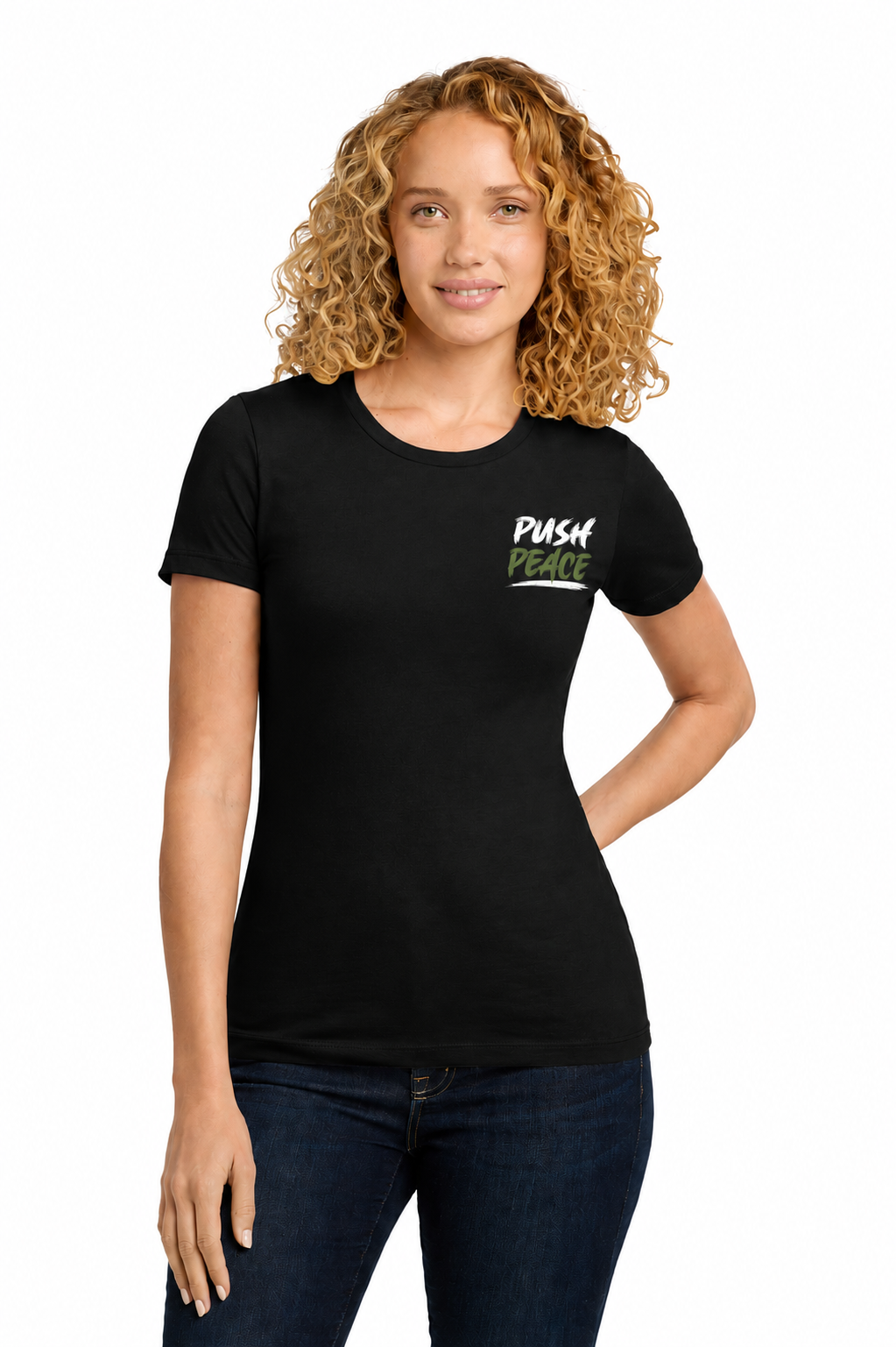 PUSH PEACE | Statement Short Sleeve Tee